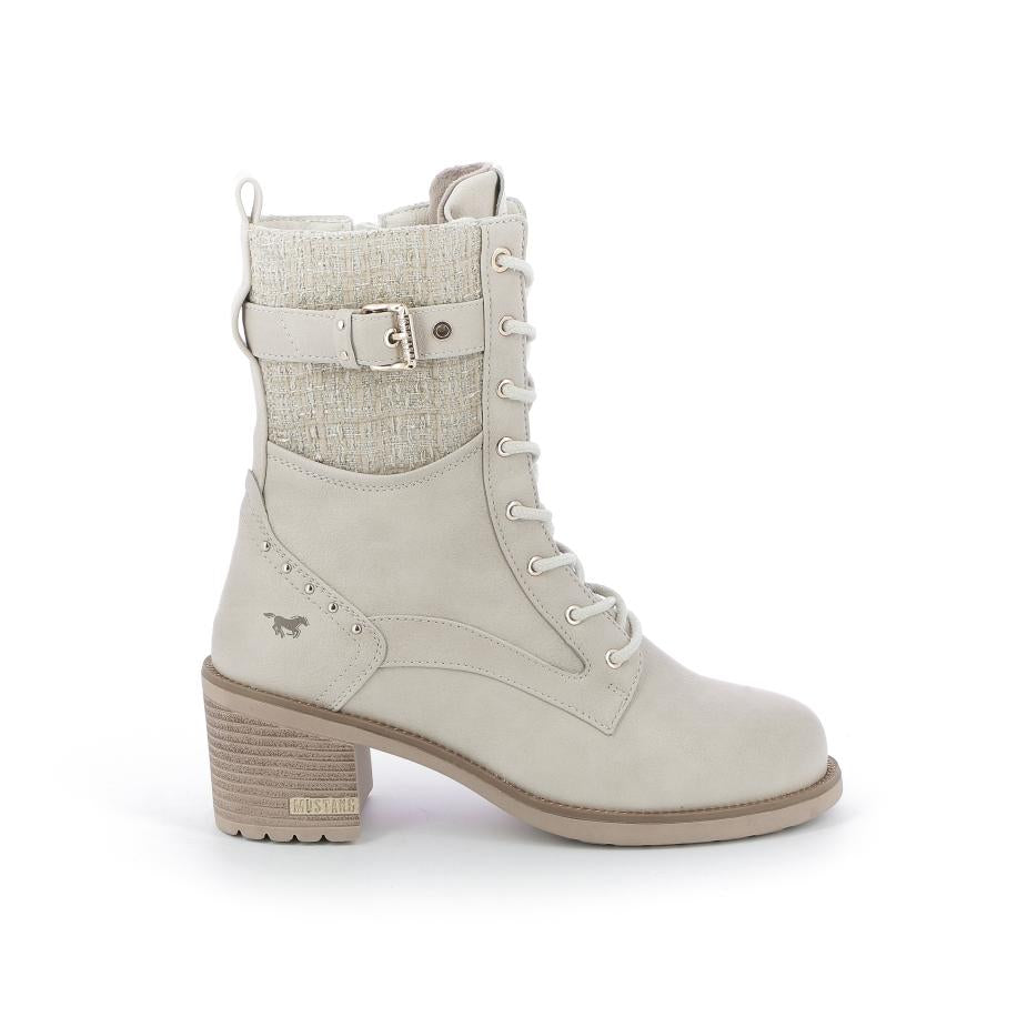 Bottines blanches mustang online